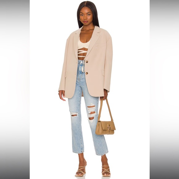 Lovers + Friends Denim - Lovers and Friends Reece High Rise Rigid Slim Straight Jean N209-8